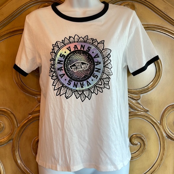 Vans Sunflower ringer tee